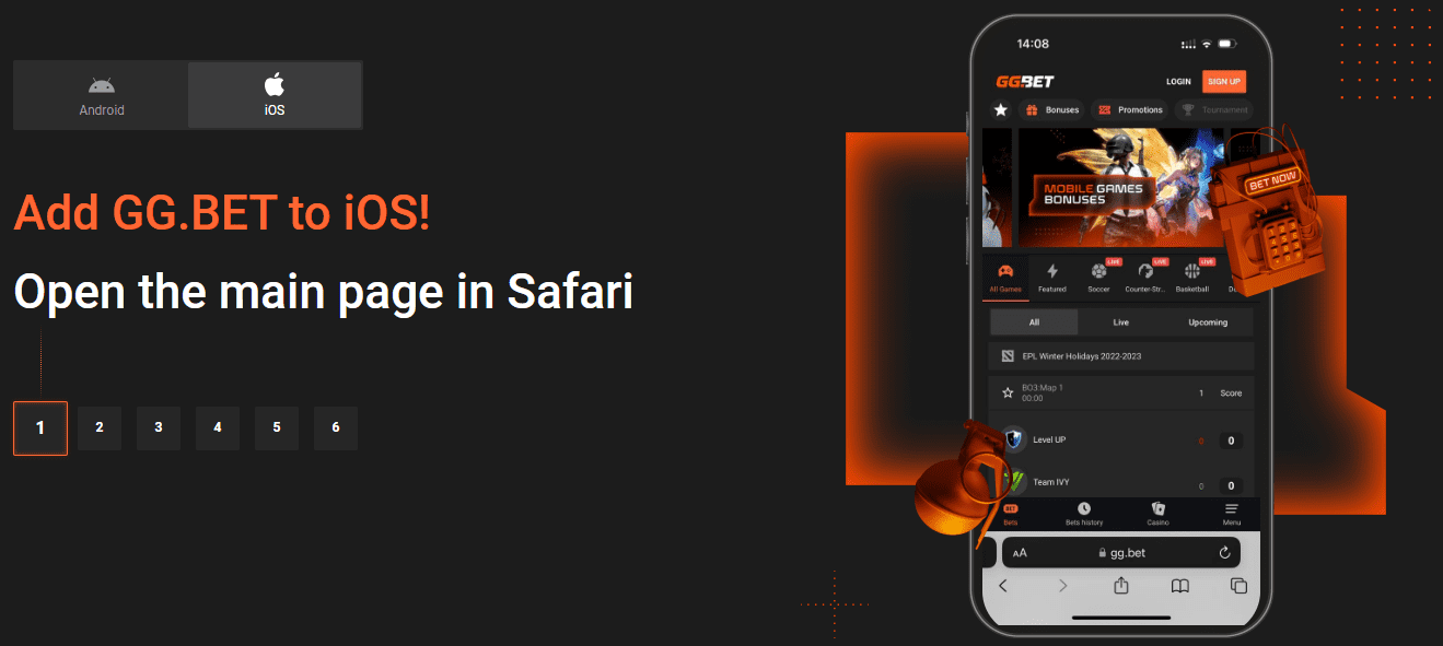 GGBet app iOS